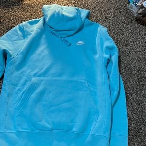 blue nike hoodie
